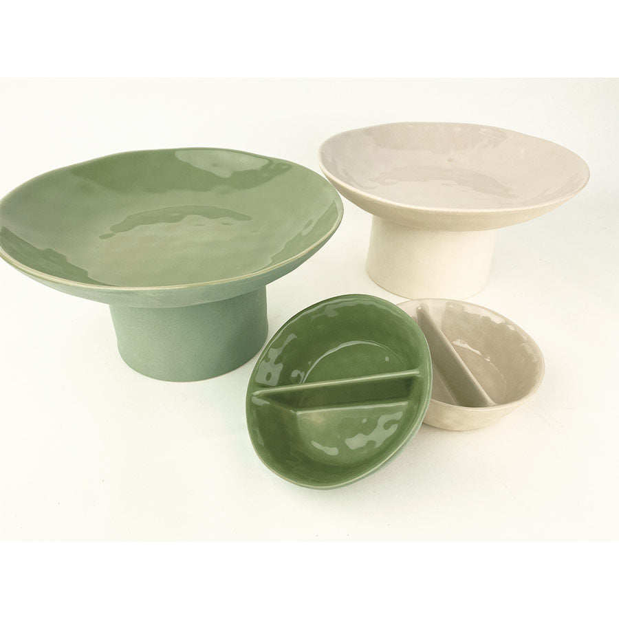 Grand Designs Green Dual Condiment Bowl | Koop.co.nz