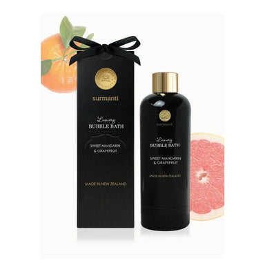 Surmanti Luxury Bubble Bath - Sweet Mandarin & Grapefruit (300ml) | Koop.co.nz