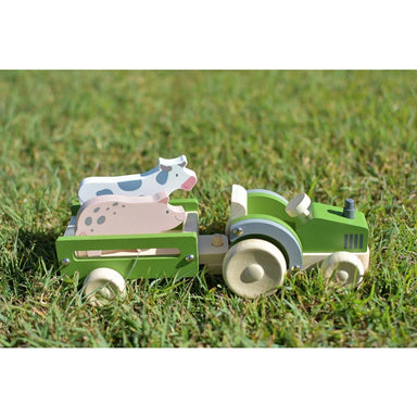 A.T.C Wooden Tractor Trailer With Animals | Koop.co.nz