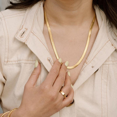 Pamu Valentina Gold Necklace - Medium | Koop.co.nz