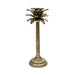 Le Forge Aluminum Palm Candle Holder - Antique Brass (28.5cm) | Koop.co.nz