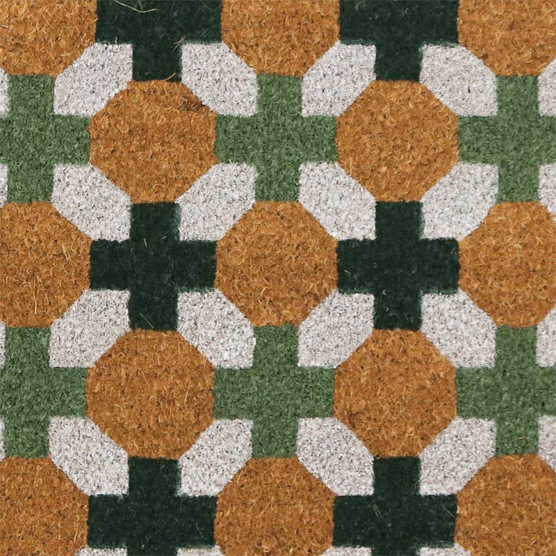 Le Forge Green Cross Doormat | Koop.co.nz