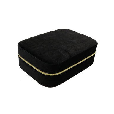Le Forge Rectangular Velvet Jewellery Box - Black | Koop.co.nz