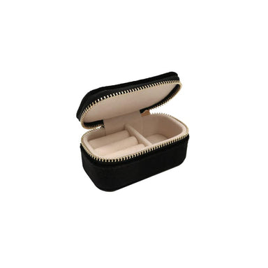Le Forge Mini Velvet Jewellery Box - Black | Koop.co.nz
