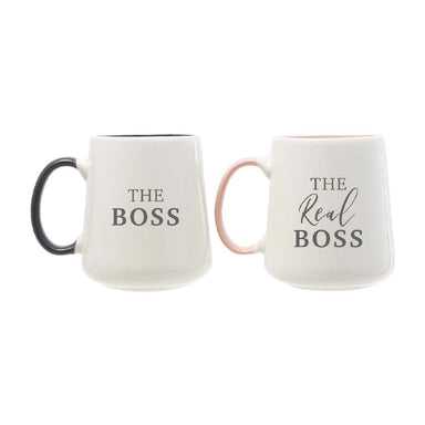 Splosh Couples Mug Set - The Boss | Koop.co.nz