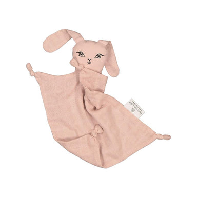 Burrow & Be Muslin Bunny Baby Comforter - Dusty Rose | Koop.co.nz