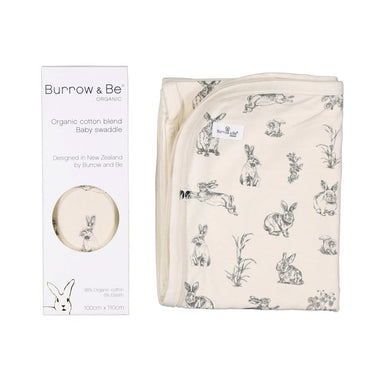 Burrow & Be Organic Cotton Baby Wrap - Almond Burrowers | Koop.co.nz