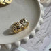 Queen Of The Foxes Molten Drop Gold Earrings | Koop.co.nz