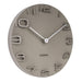Karlsson On The Edge Wall Clock - Grey Brown (42cm) | Koop.co.nz