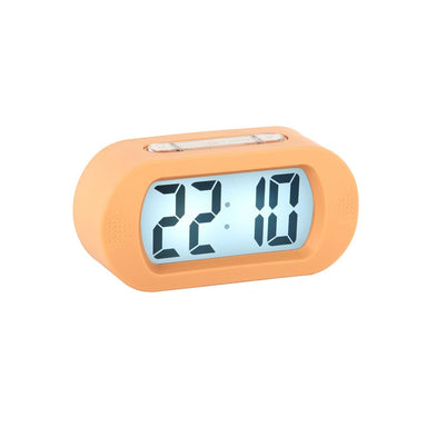 Karlsson Gummy Digital Alarm Clock - Soft Orange | Koop.co.nz