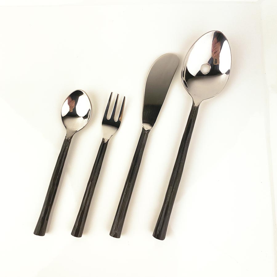 Salisbury Iron Sand Olive Spoon | Koop.co.nz