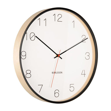 Karlsson Joy Wall Clock - Black (40cm) | Koop.co.nz