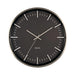 Karlsson Raised Batons Wall Clock - Black/Silver (35cm) | Koop.co.nz