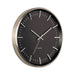 Karlsson Raised Batons Wall Clock - Black/Silver (35cm) | Koop.co.nz