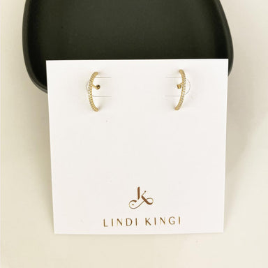 Lindi Kingi Gold Crescent Studs | Koop.co.nz