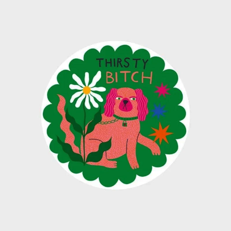 Studio Soph Ceramic Coaster - Thirsty B*tch | Koop.co.nz