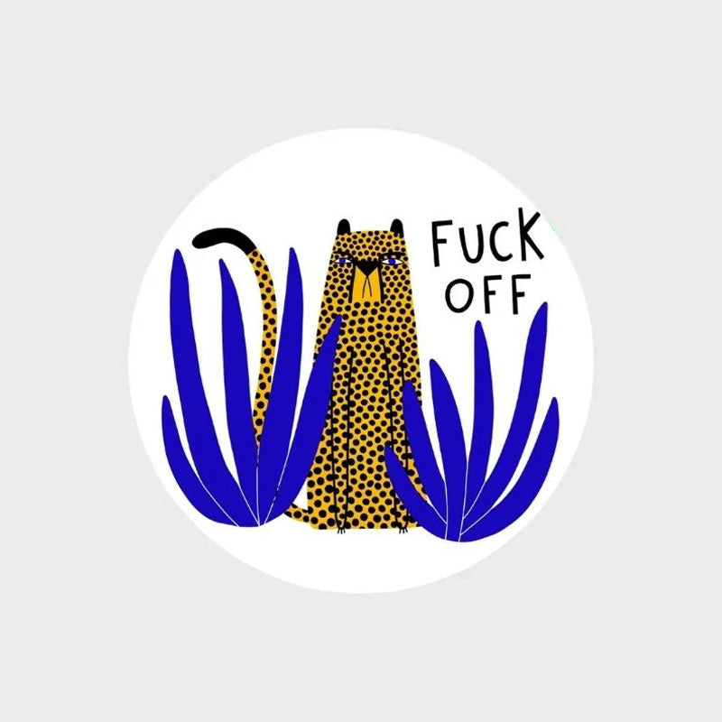 Studio Soph Ceramic Coaster - F**k Off | Koop.co.nz