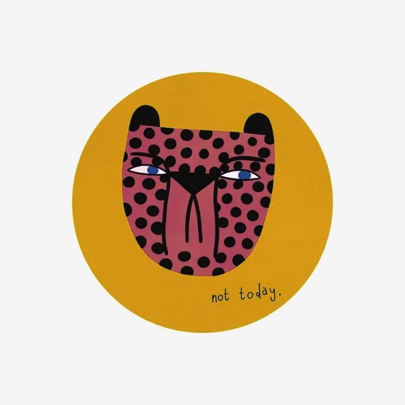 Studio Soph Ceramic Coaster - Not Today | Koop.co.nz