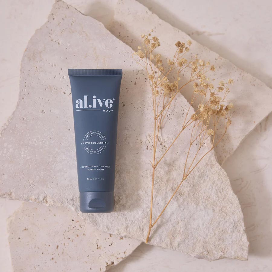 Al.ive Body Hand Cream - Coconut & Wild Orange (80ml) | Koop.co.nz