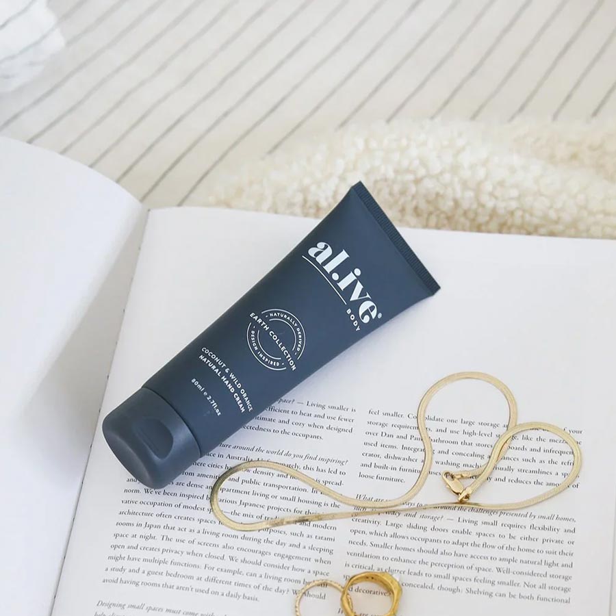 Al.ive Body Hand Cream - Coconut & Wild Orange (80ml) | Koop.co.nz