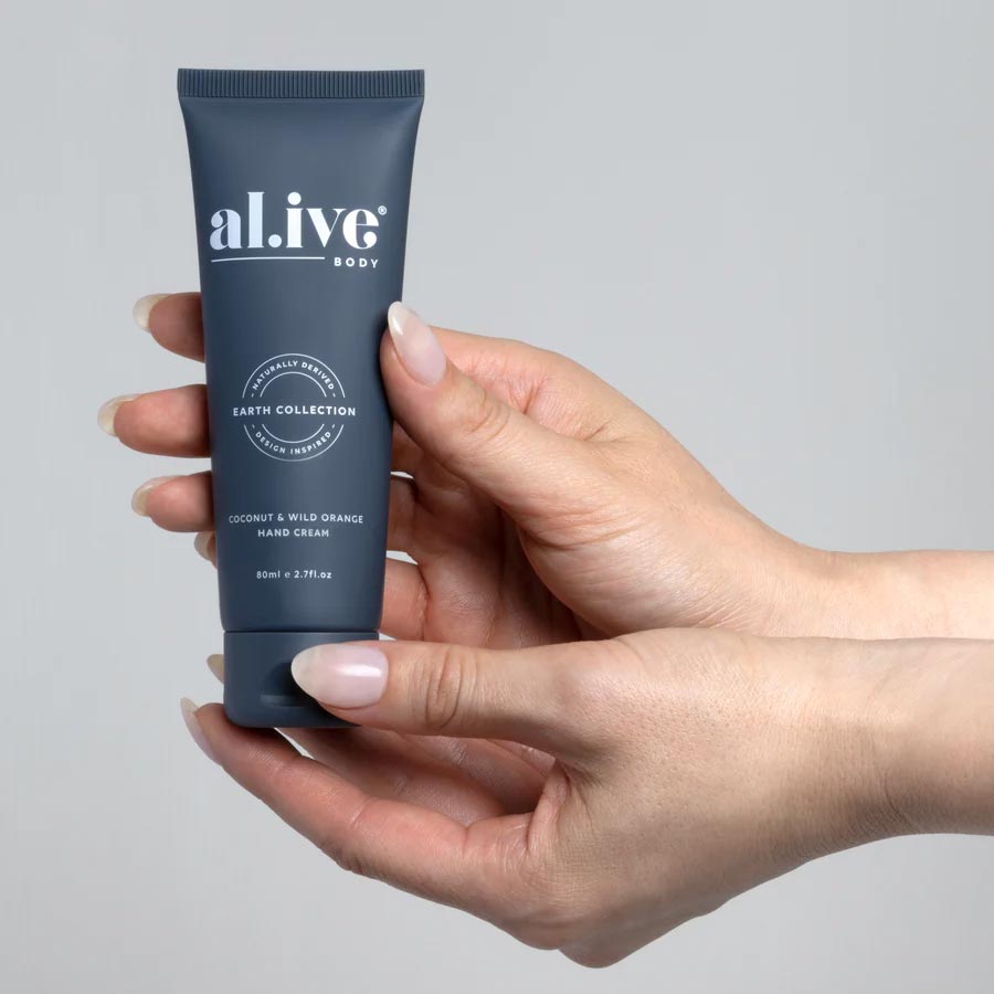 Al.ive Body Hand Cream - Coconut & Wild Orange (80ml) | Koop.co.nz