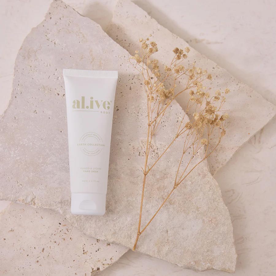 Al.ive Body Hand Cream - Mango & Lychee (80ml) | Koop.co.nz