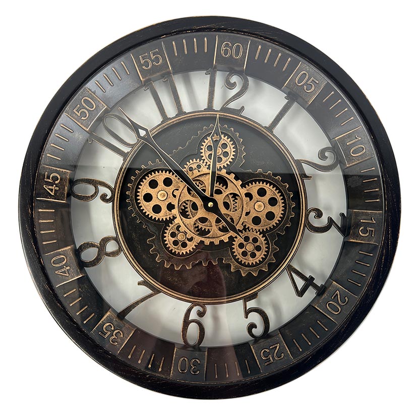 RAB Bezel Moving Gear Clock (46cm) | Koop.co.nz