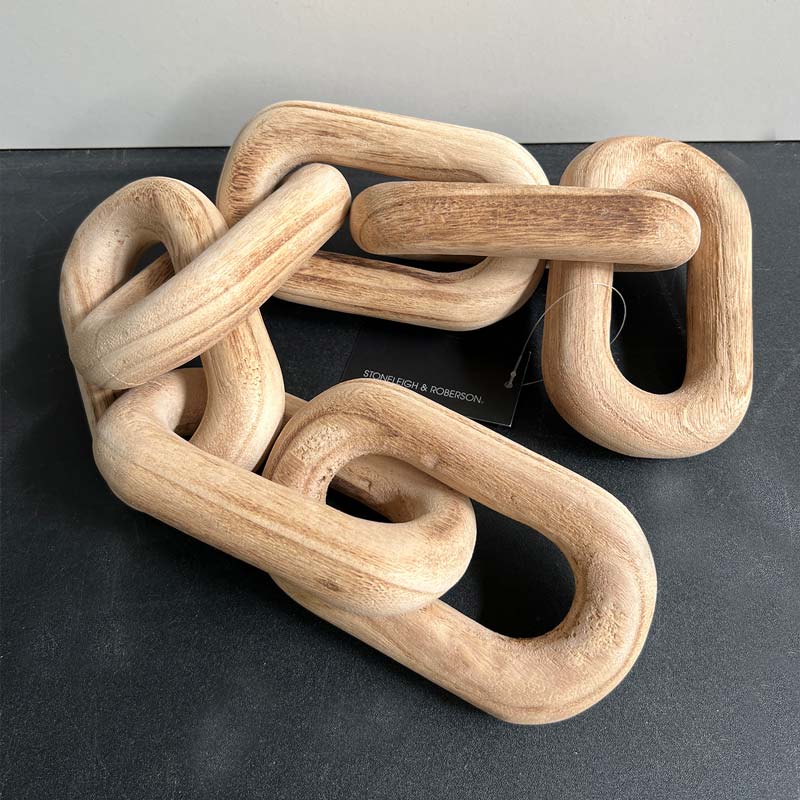 Stoneleigh & Roberson Natural Wooden Chain Link (72cm) | Koop.co.nz