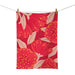 100% New Zealand Bright Red Pohutukawa Tea Towel | Koop.co.nz