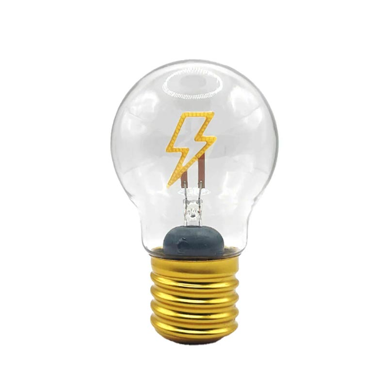 Stellar Haus LED Filament Lightbulb Night Light (USB) - Lightning Bolt | Koop.co.nz
