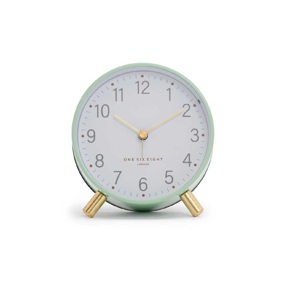 One Six Eight Maisie Alarm Clock with Light - Mint | Koop.co.nz