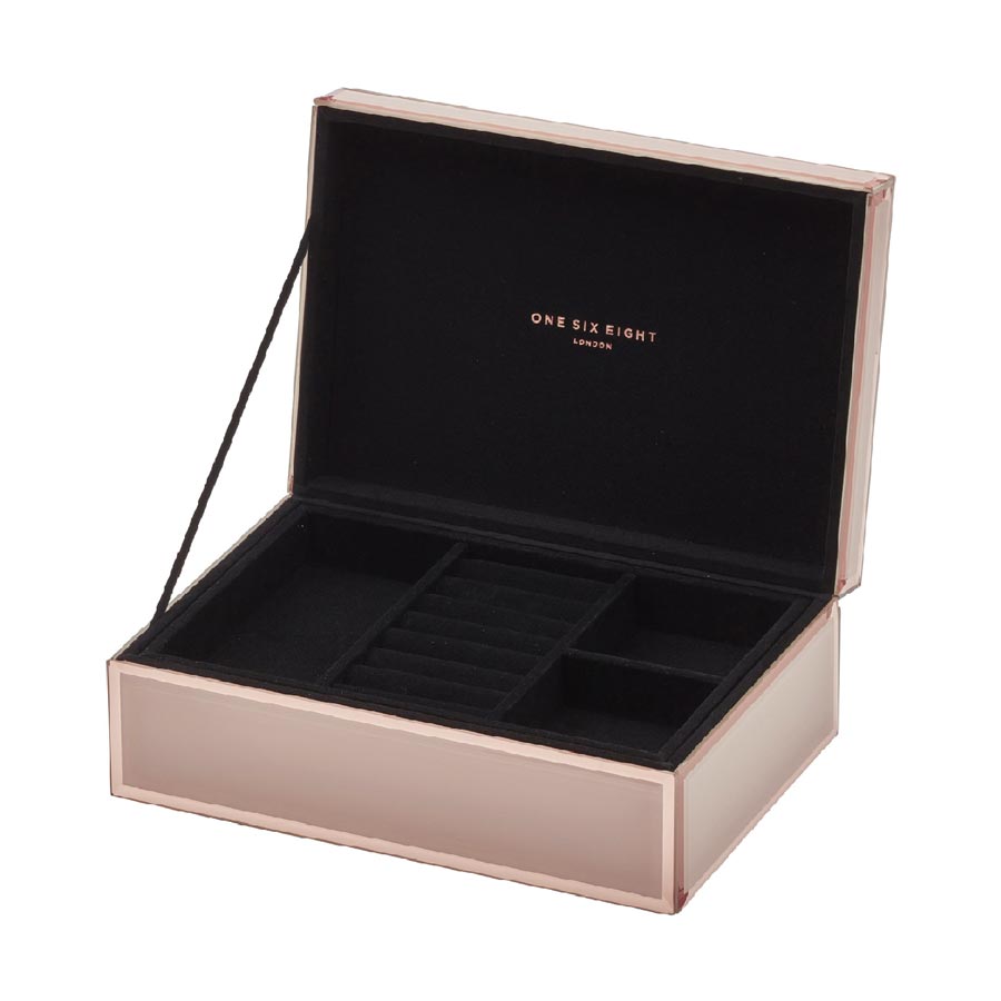 One Six Eight Florence Large Jewellery Box - Blush | Koop.co.nz