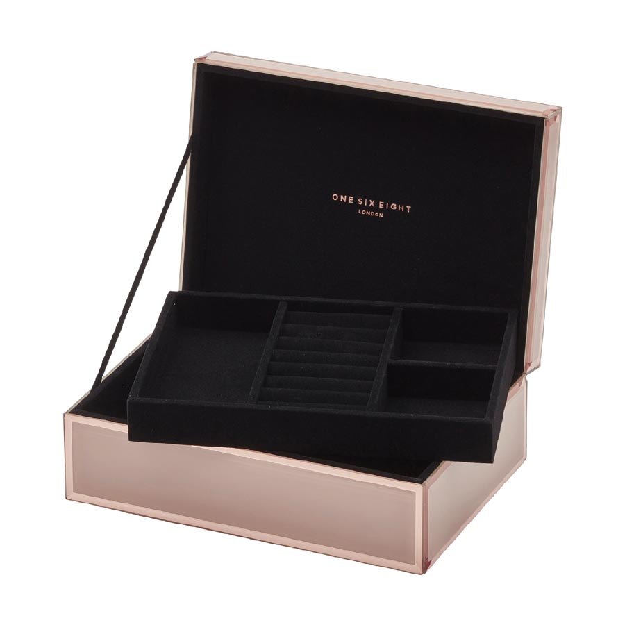 One Six Eight Florence Large Jewellery Box - Blush | Koop.co.nz