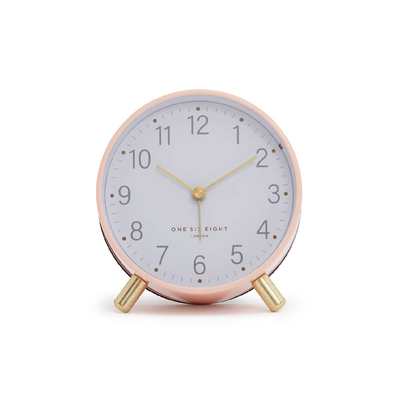One Six Eight Maisie Alarm Clock with Light - Blush | Koop.co.nz
