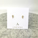 Lindi Kingi Gold Angel Wing Studs | Koop.co.nz