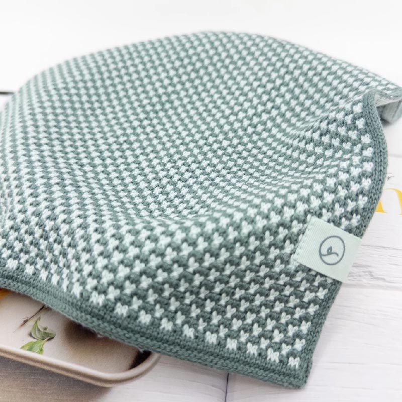 Ecovask Heritage Organic Cotton Dish Cloths (2pk) - Sea Spray | Koop.co.nz