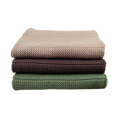 Ecovask Organic Cotton Dish Cloths (3pk) - Fauna | Koop.co.nz