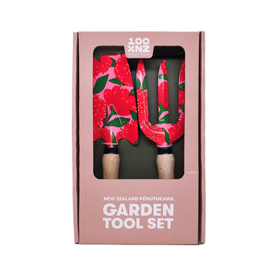 100% New Zealand Garden Tool Set - Bright Pink Pohutukawa | Koop.co.nz