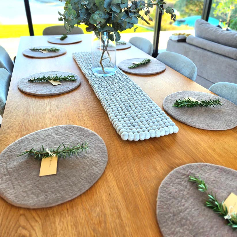 Sheepish Design NZ Wool Sheeted Trivet – Blush | Koop.co.nz