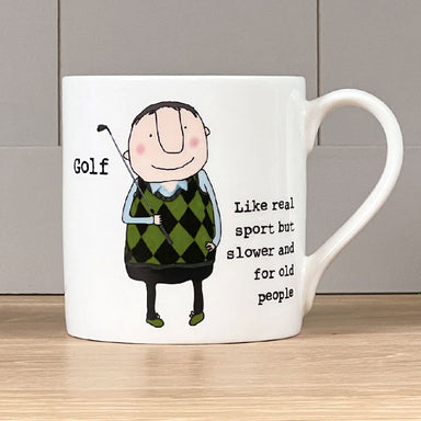 Rosie Made A Thing Boxed Mug - Golf | Koop.co.nz