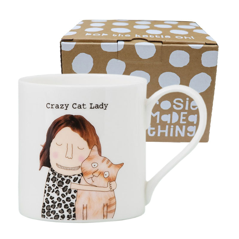 Rosie Made A Thing Boxed Mug - Crazy Cat Lady | Koop.co.nz