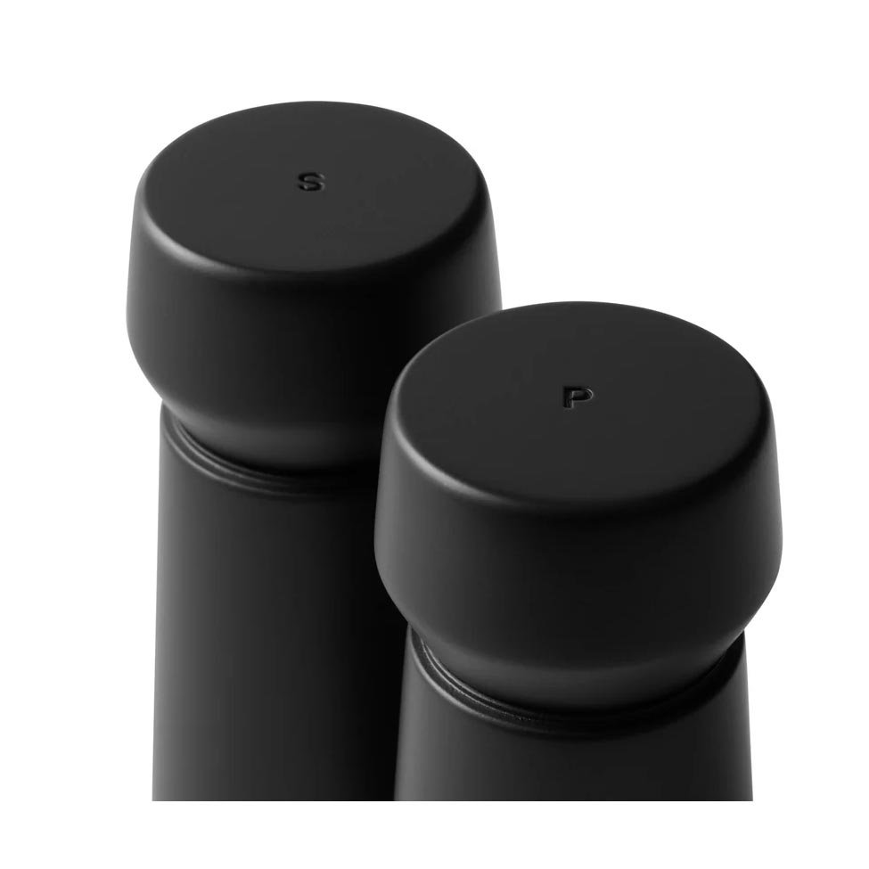 Amsterdam Salt & Pepper Mill Set - Black (11cm)