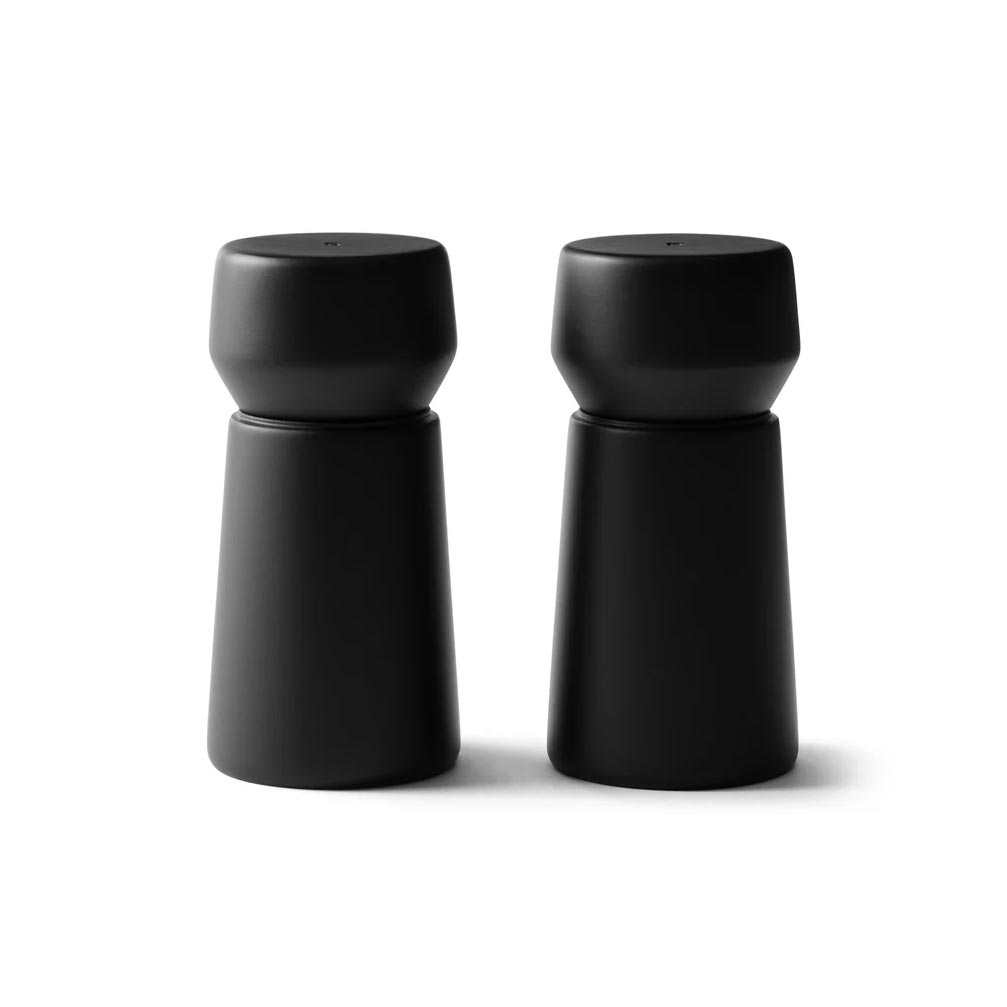 Amsterdam Salt & Pepper Mill Set - Black (11cm)