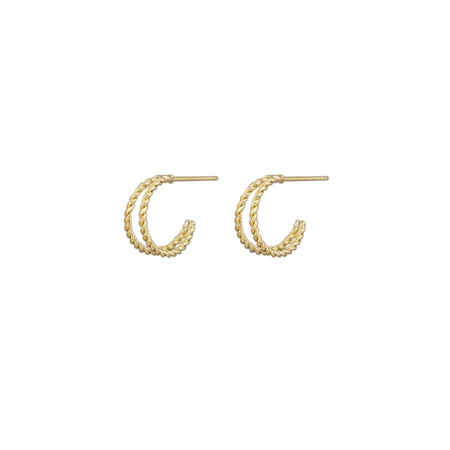 Tiger Tree Talia Gold Hoop Earrings | Koop.co.nz