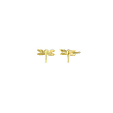 Tiger Tree Freya Dragonfly Stud Earrings - Gold | Koop.co.nz