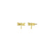 Tiger Tree Freya Dragonfly Stud Earrings - Gold | Koop.co.nz
