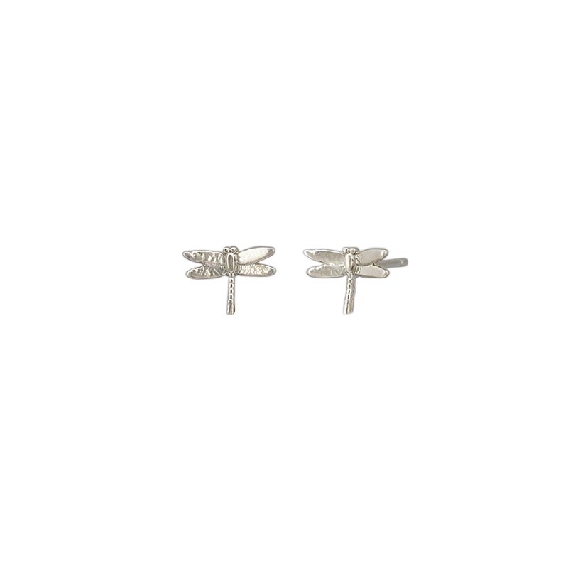 Tiger Tree Freya Dragonfly Stud Earrings - Silver | Koop.co.nz