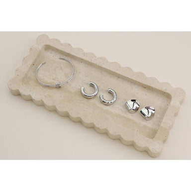 Tiger Tree Ronnie Earrings - Silver | Koop.co.nz