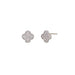 Tiger Tree Felice Crystal Stud Earrings - Silver | Koop.co.nz