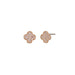 Tiger Tree Felice Crystal Stud Earrings - Rose Gold | Koop.co.nz